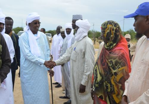 Tchad : le président est arrivé à Biltine par la route