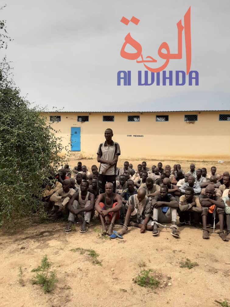 Tchad : le ministre de la Justice auprès des détenus mutins à Mongo Tchad : le ministre de la Justice auprès des détenus mutins à Mongo