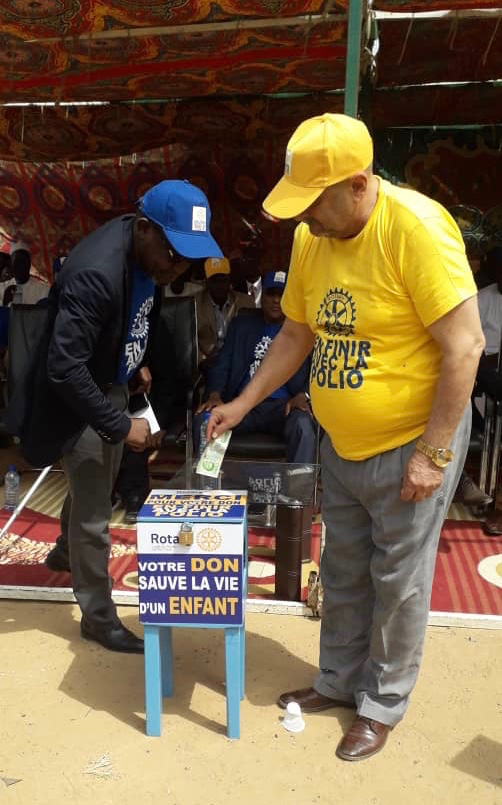 Lutte contre la poliomyélite : Rotary international engagé aux côtés du Tchad. © Alwihda Info Lutte contre la poliomyélite : Rotary international engagé aux côtés du Tchad. © Alwihda Info