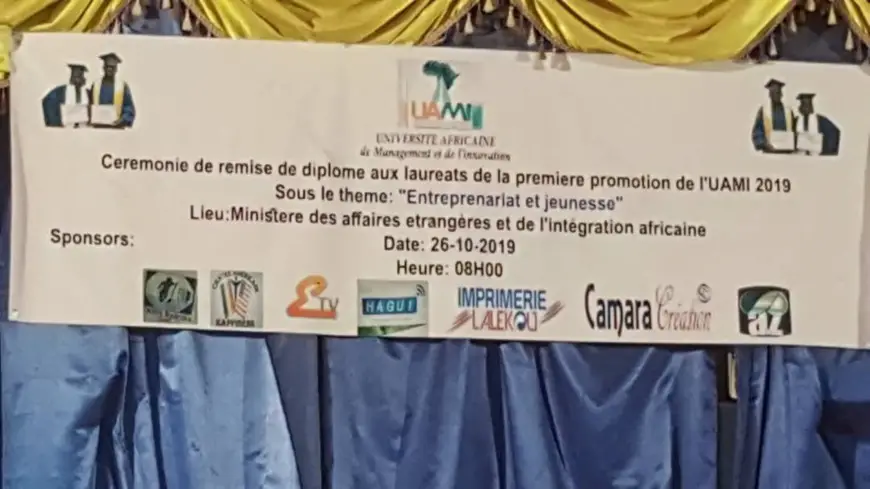 Tchad : la 1ère promotion de l'Université africaine de management et de l'innovation est diplômée
