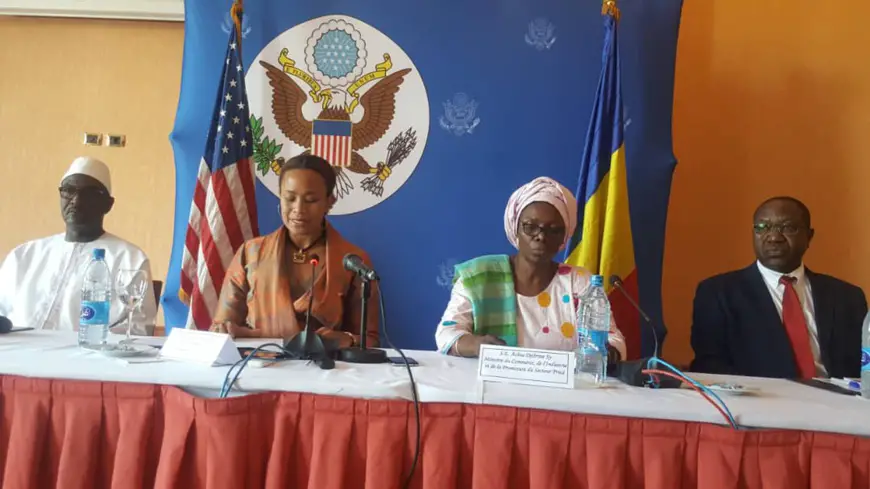 Jessica Davis Ba : "une opportunité énorme pour les tchadiens de vendre sur le marché américain". © Alwihda Info