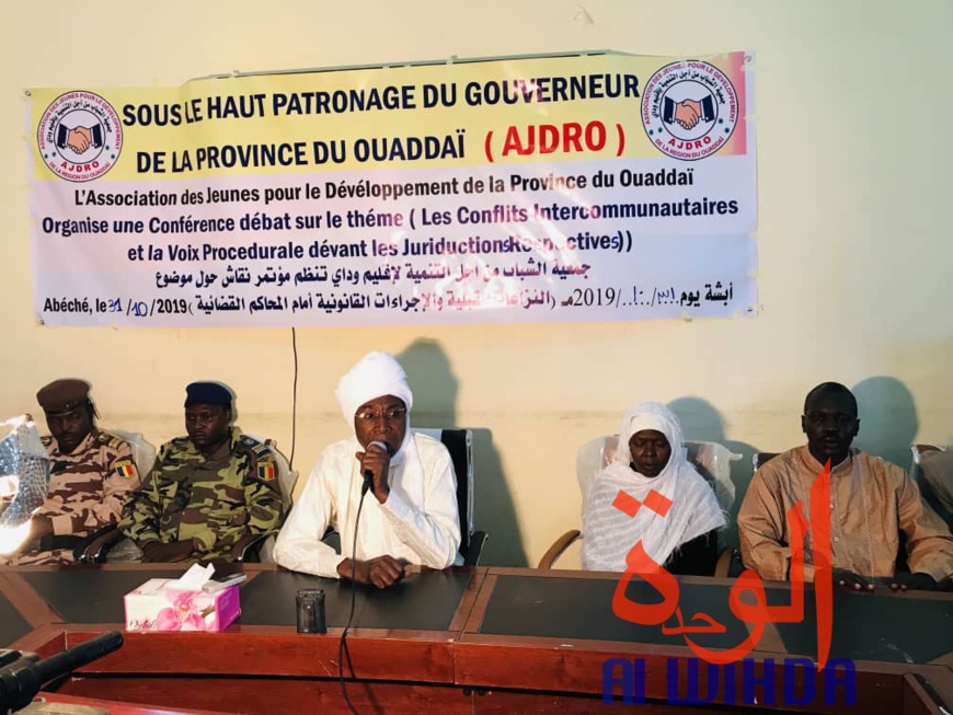 Tchad : à l'Est, une conférence sur la voie procédurale en cas de conflits. © Alwihda Info Tchad : à l'Est, une conférence sur la voie procédurale en cas de conflits. © Alwihda Info