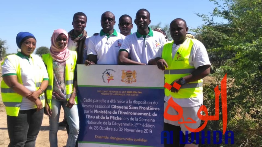 Tchad : contre la désertification, le milieu associatif se met à contribution. © Alwihda Info