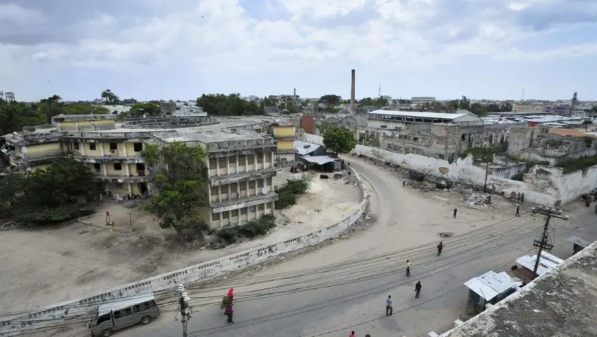 Vue générale de la capitale Mogadiscio (photo d'illustration). © REUTERS/AU-UN IST Photo/Tobin Jones/Handout