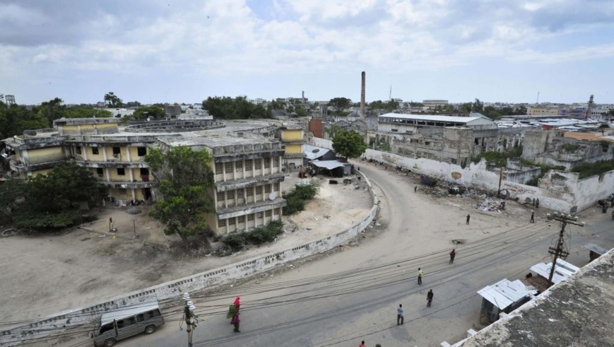 Vue générale de la capitale Mogadiscio (photo d'illustration). © REUTERS/AU-UN IST Photo/Tobin Jones/Handout