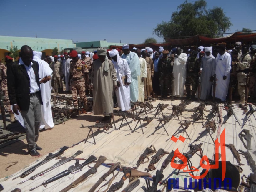 En images : le désarmement se poursuit à l'Est du Tchad, plus de 2250 armes saisies