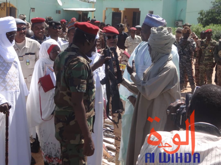 En images : le désarmement se poursuit à l'Est du Tchad, plus de 2250 armes saisies
