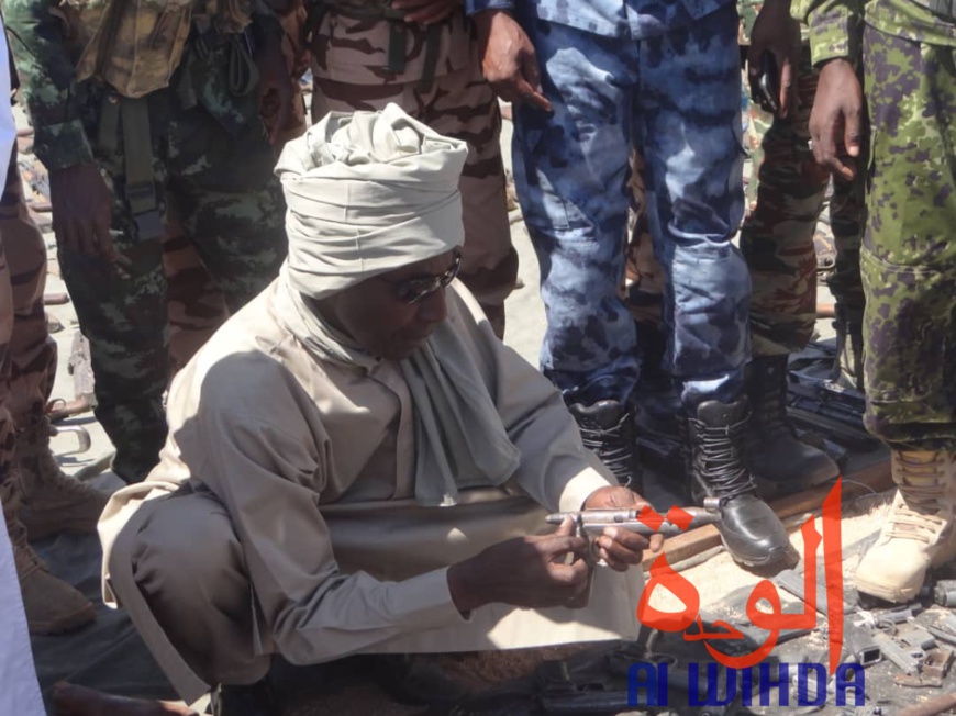 En images : le désarmement se poursuit à l'Est du Tchad, plus de 2250 armes saisies