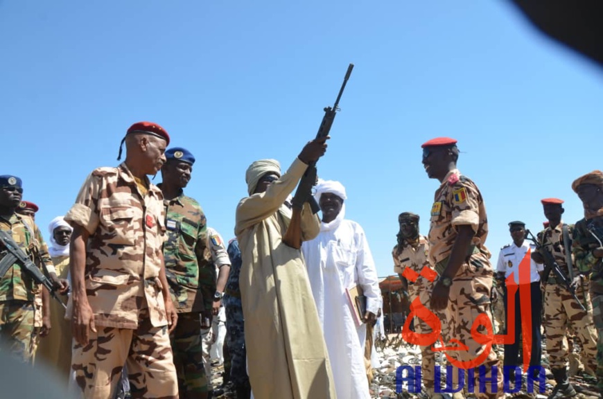 En images : le désarmement se poursuit à l'Est du Tchad, plus de 2250 armes saisies