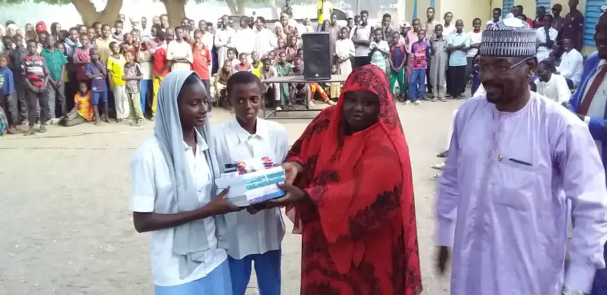 Tchad : un concours de dictée et de lecture entre lycéens à Ati. © Alwihda Info