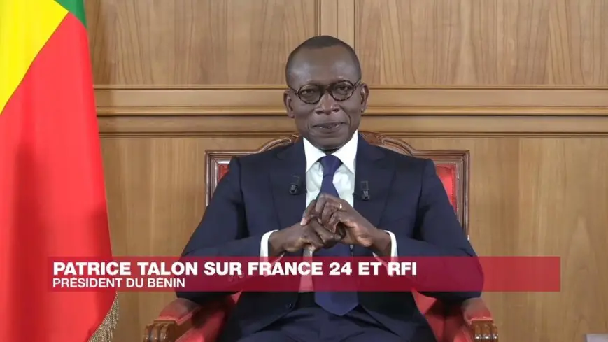 Le président béninois Patrice Talon. © France 24