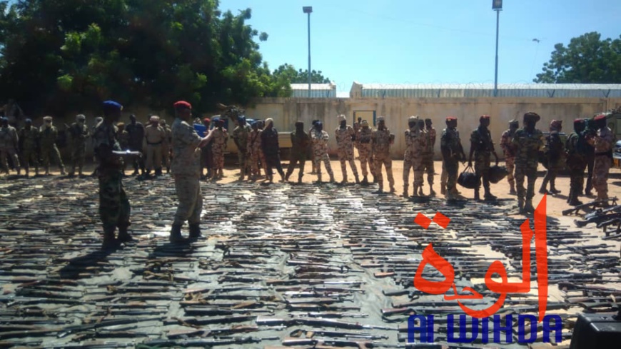 Tchad : un impressionnant arsenal de guerre présenté au ministre de la défense