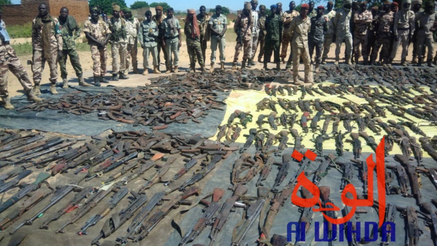 Tchad : un impressionnant arsenal de guerre présenté au ministre de la défense