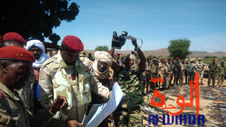 Tchad : un impressionnant arsenal de guerre présenté au ministre de la défense Tchad : un impressionnant arsenal de guerre présenté au ministre de la défense