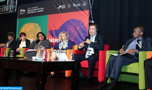 Le Maroc, brillamment élu à la présidence de l'organisation des Cités et Gouvernements Locaux Unis-Monde. © DR Le Maroc, brillamment élu à la présidence de l'organisation des Cités et Gouvernements Locaux Unis-Monde. © DR