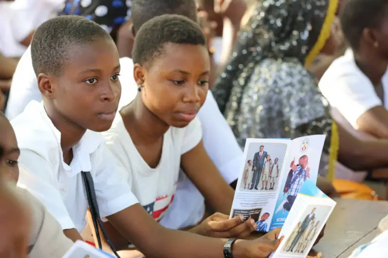 Togo : 1 250 000 prises en charges en deux ans pour l'assurance maladie scolaire. © DR