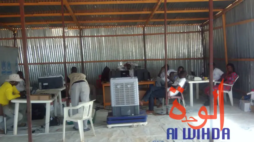 Tchad : une opération de vérification biométrique des réfugiés à l'Est. © Alwihda Info