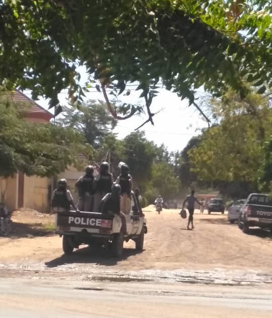 Tchad : heurts devant le lycée de la liberté à N'Djamena. © DR Tchad : heurts devant le lycée de la liberté à N'Djamena. © DR