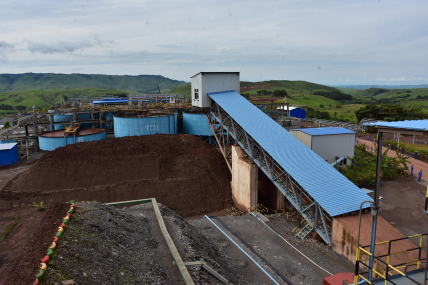 Une vue partielle du complexe minier de Soremi.