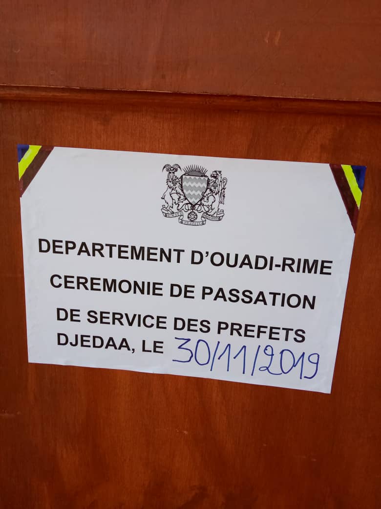 Tchad : le nouveau préfet de Ouadi Rimé installé. © Alwihda Info/H.D.H.