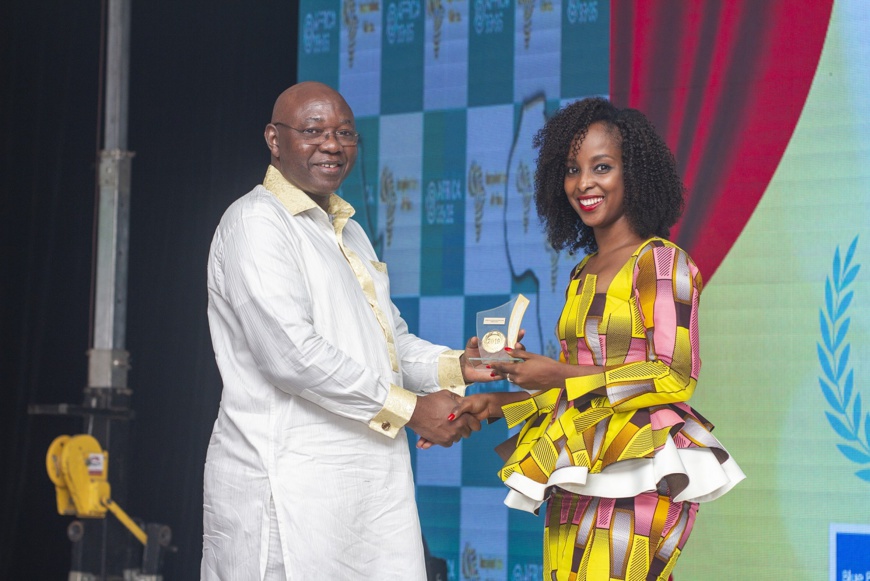 Daraja Haïdara du Mali remporte le Grand Prix 2019 des Africa 3535. © DR Daraja Haïdara du Mali remporte le Grand Prix 2019 des Africa 3535. © DR