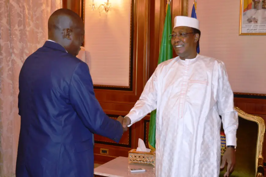 Tchad : le conseil du barreau reçu à la Présidence. © PR