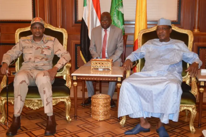 Tchad : le vice-président du conseil souverain du Soudan en visite à N'Djamena. © MAE