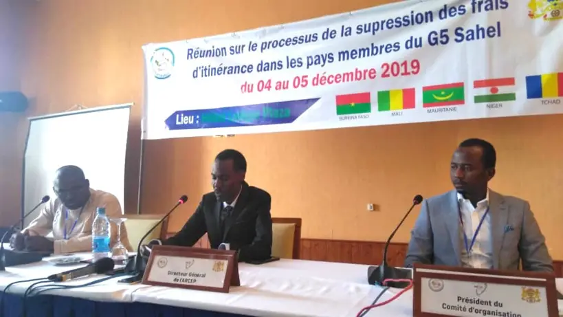 Tchad : concertations sur la suppression des frais d’itinérance dans les pays du G5 Sahel. © Alwihda Info