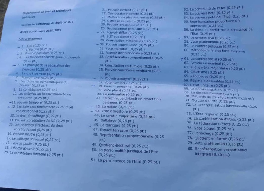 Tchad : 80 questions en 2 heures, un examen universitaire passe mal à Abéché. Tchad : 80 questions en 2 heures, un examen universitaire passe mal à Abéché.