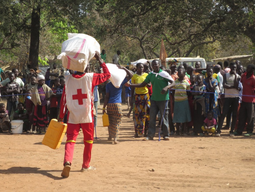 Internal displacement in Africa has reached unprecedented levels. Illustration. © DR