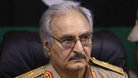 Le général libyen Haftar. © DR