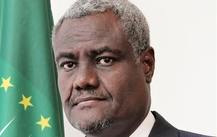 Le Président de la Commission de l'Union africaine, Moussa Faki Mahamat. © UA