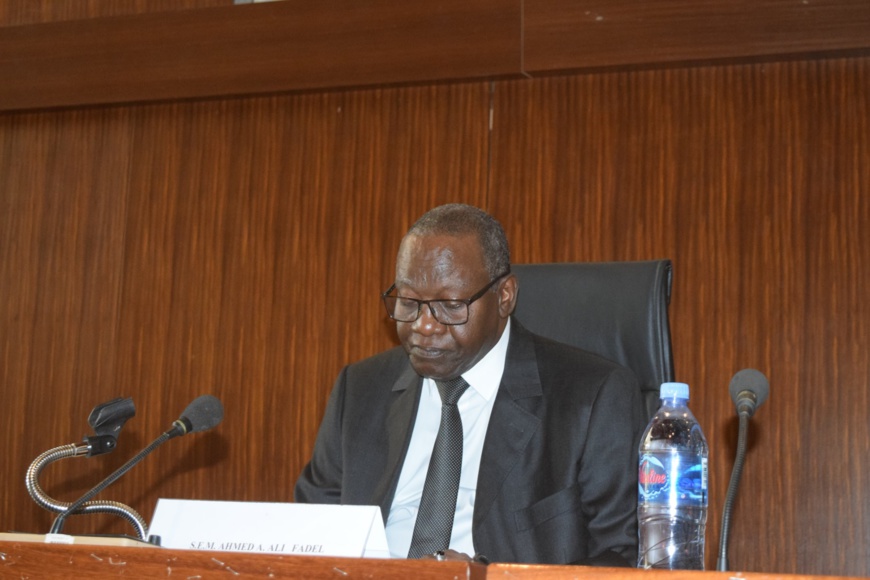 Le secrétaire d'Etat aux Finances et au Budget, Ahmed Alkhoudar Ali Fadel. © DR/MFB Le secrétaire d'Etat aux Finances et au Budget, Ahmed Alkhoudar Ali Fadel. © DR/MFB