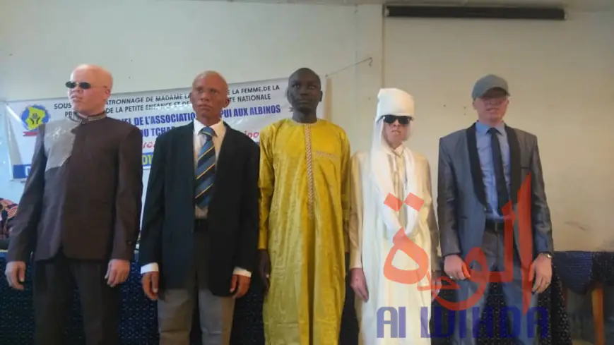 Tchad : les albinos demandent une meilleure considération de l'Etat. © Alwihda Info/M.M.