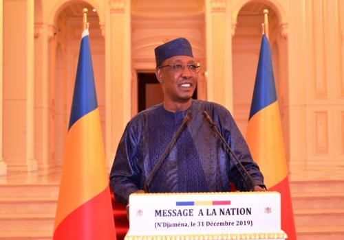 Tchad : le chef de l'Etat Idriss Déby s'adresse à la Nation. © PR