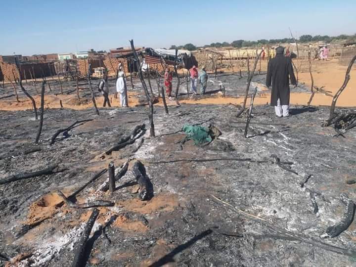 Soudan : des civils fuient vers le Tchad suite aux affrontements près de la frontière. © DR Soudan : des civils fuient vers le Tchad suite aux affrontements près de la frontière. © DR