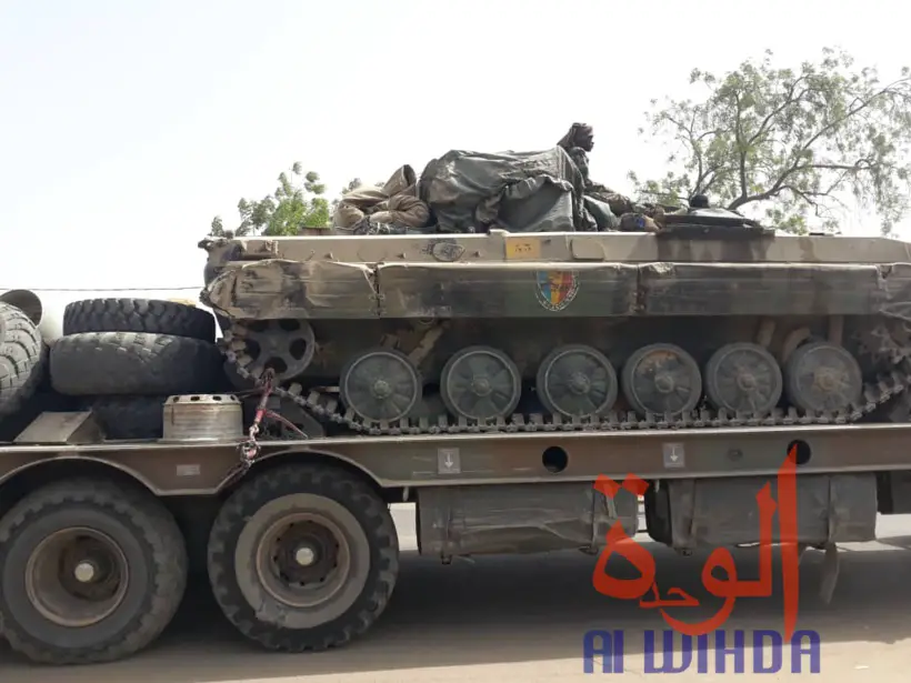 Tchad : une colonne de l'armée en provenance de Kousseri se dirige vers le Sud. © Alwihda Info