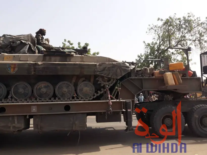 Tchad : une colonne de l'armée en provenance de Kousseri se dirige vers le Sud. © Alwihda Info