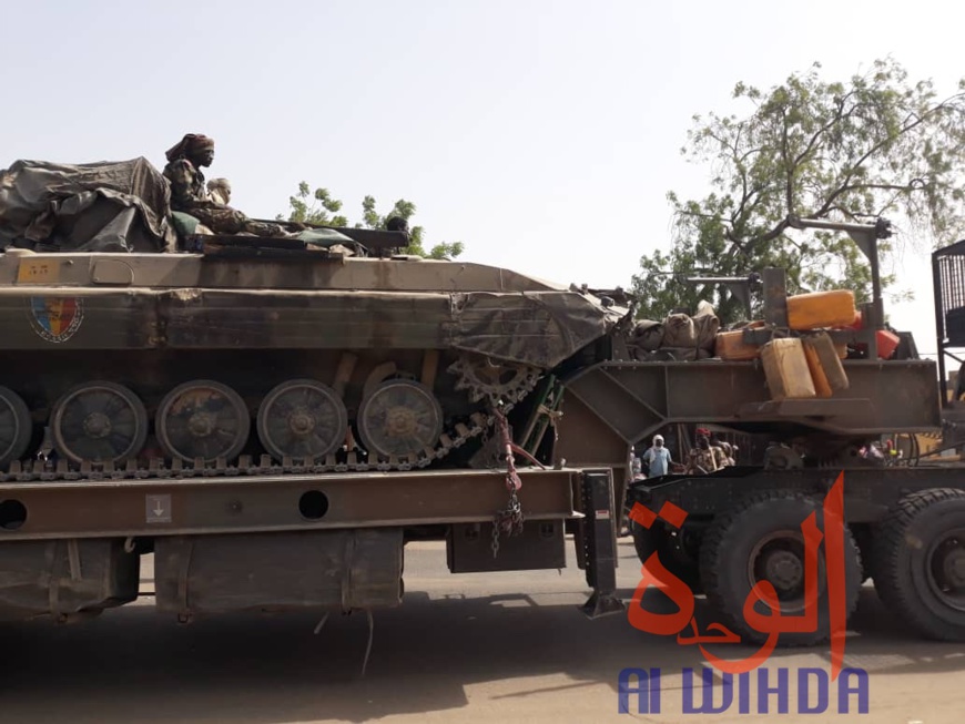Nigeria : panique et fuite de civils après le départ de l'armée tchadienne. © Alwihda Info/Djimet Wiche Nigeria : panique et fuite de civils après le départ de l'armée tchadienne. © Alwihda Info/Djimet Wiche