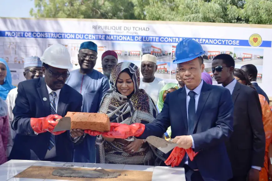 Tchad : la construction du Centre national de lutte contre la drépanocytose lancée. © DR/FGC