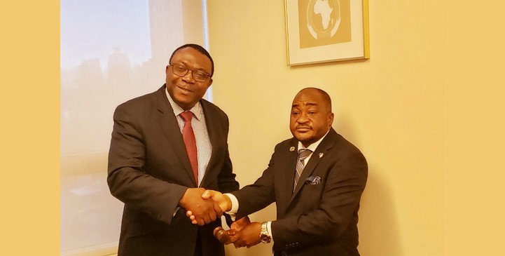 Le Togo succède au Libéria à la présidence du Groupe des Etats africains membres de l’ONU. © MPTUN Le Togo succède au Libéria à la présidence du Groupe des Etats africains membres de l’ONU. © MPTUN