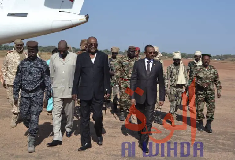 Tchad : le ministre de l’Eau à Sarh pour l’inauguration d’un forage d’eau. © Alwihda Info/Adam Yaya Bineya