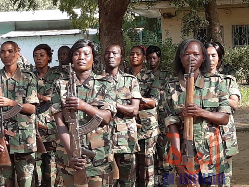 Tchad : fin de formation pour 98 élèves officiers et sous-officiers du corps de santé des armées. © Mahamat Abdramane Ali Kitire/Alwihda Info