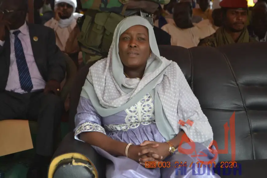 La directrice de la Société tchadienne des Eaux, Mme. Koubra Hissein Itno. © Alwihda Info