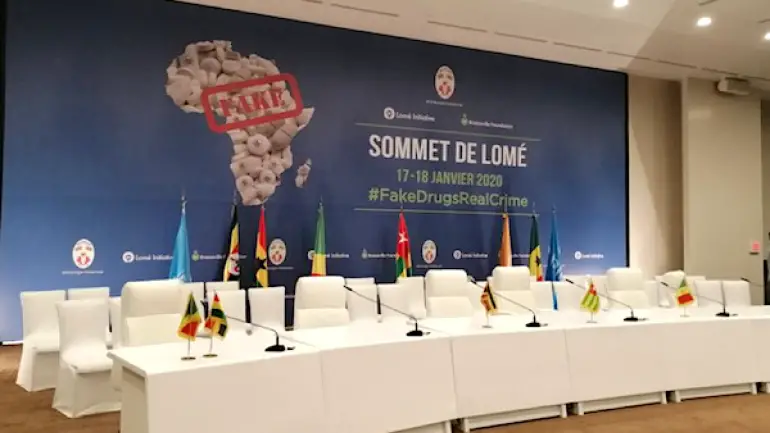 Sommet de Lomé sur le trafic de faux médicaments : d'éminentes personnalités au Togo. © RT