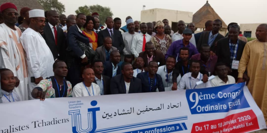 Tchad : le journaliste Djimet Wiche élu secrétaire général adjoint de l'UJT. © Alwihda Info