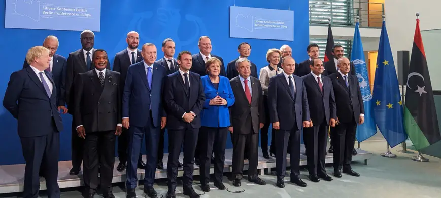 Les dirigeants mondiaux réunis à la Conférence de Berlin sur la Libye dans la capitale allemande. © ONU//Florencia Soto Niño