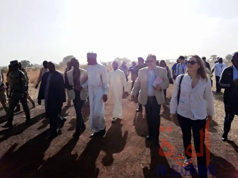 La princesse de Jordanie, Sarah Zeid, est au Tchad. © Foka Mapagne/Alwihda Info