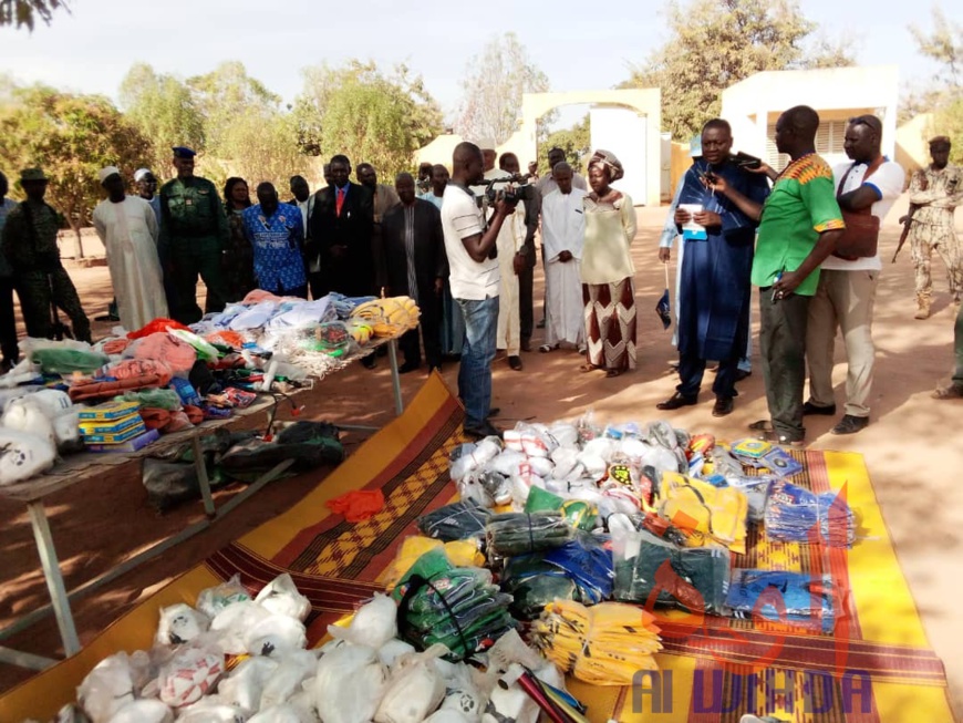 Tchad : des matériels et équipements sportifs offerts au Mayo Kebbi Ouest. © Foka Mapagne/Alwihda Info