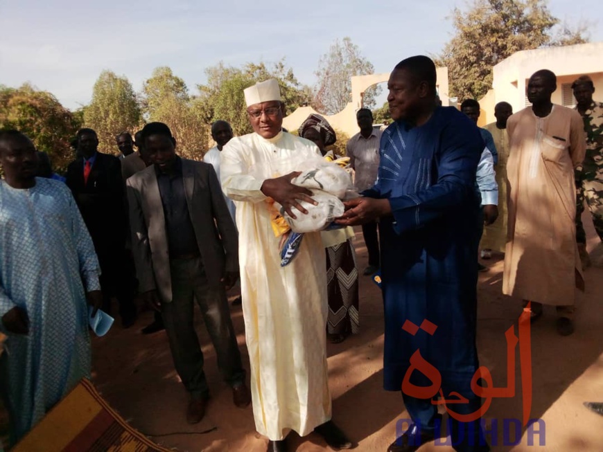 Tchad : des matériels et équipements sportifs offerts au Mayo Kebbi Ouest. © Foka Mapagne/Alwihda Info